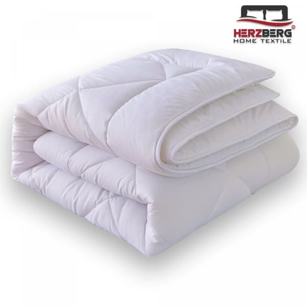 Herzberg HG-24267WD: Hvit dyne i 4-stjerners kvalitet - 240x200cm