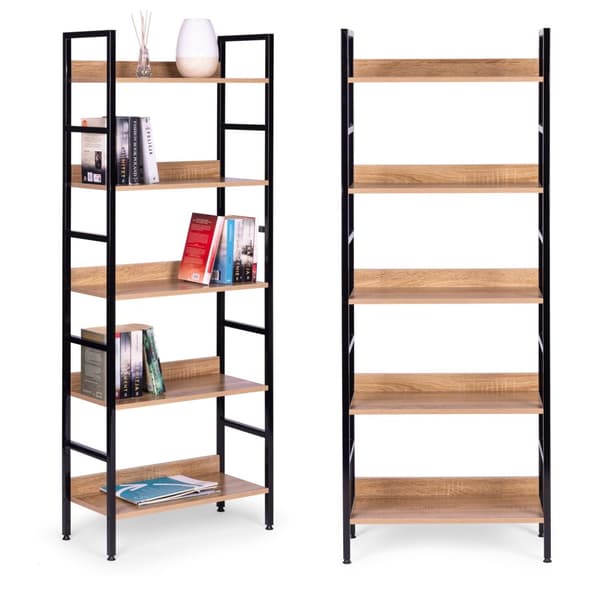 Høyloftsmøbler med 5 hyller, metall MDF ModernHome