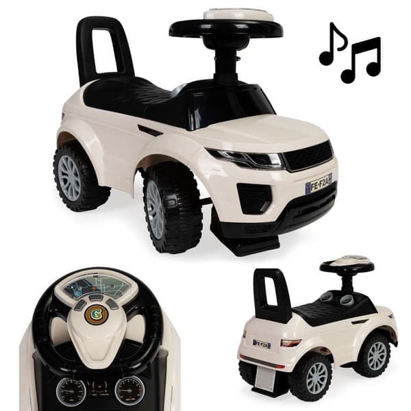 Ride on push bil for barn, lekebil med lyder 12m+