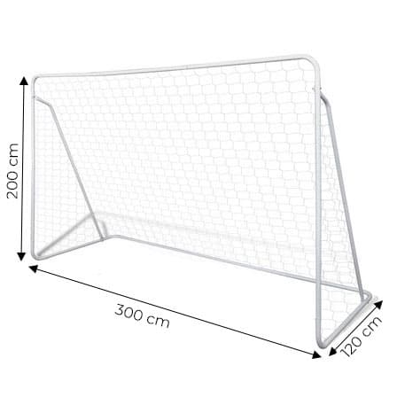 Fodboldmål med fodboldnet 300x200cm ECOTOYS