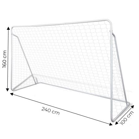 Fodboldmål med fodboldnet 240x160cm ECOTOYS