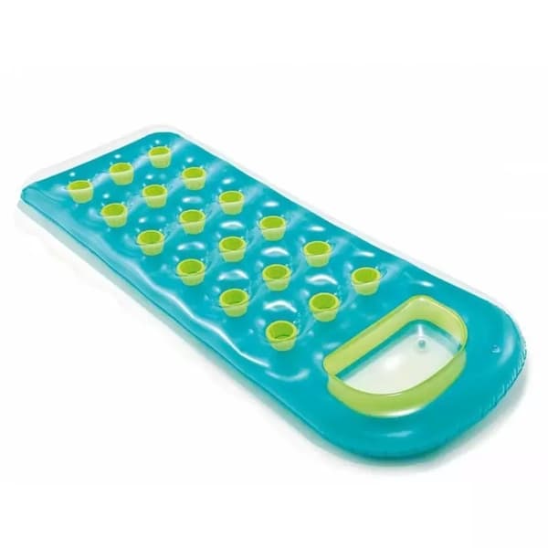 Uppblåsbar simmadrass 188 x 71 cm grön - 58895 INTEX