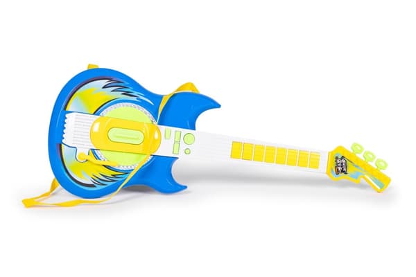 Elektrisk gitarmikrofonstativ sett for barn mp3 - blå