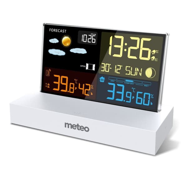 METEO SP110B vejrstation med DCF, hvid