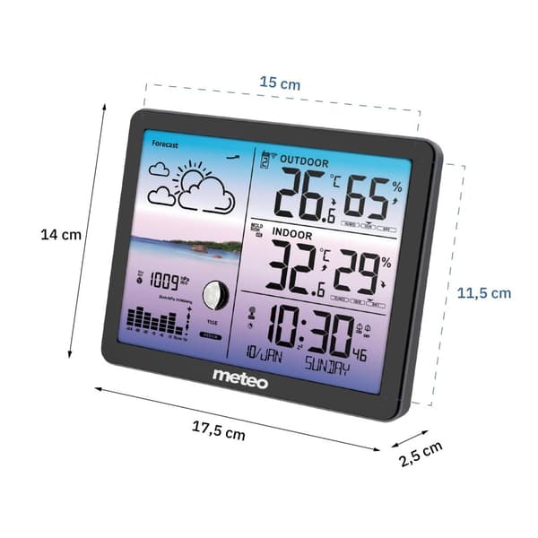 METEO SP107 sääasema, musta
