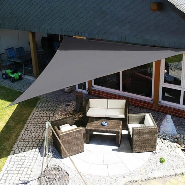 Solseil vanntett kalesje 5x5x5m ModernHome - grå