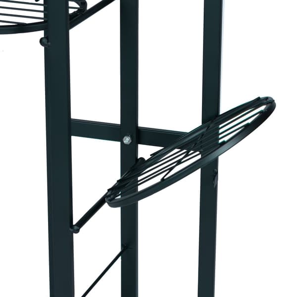 Moderne metal blomsterstand 6 niveauer sort