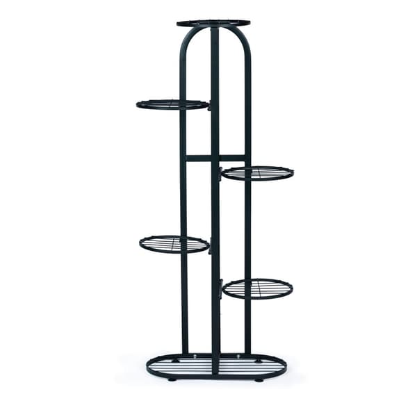 Moderne metal blomsterstand 6 niveauer sort