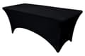 Miniatyrbilde 3 av 10: Universalduktrekk til serveringsbord 180 cm 6FT svart strikk