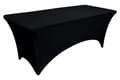 Miniatyrbilde 2 av 10: Universalduktrekk til serveringsbord 180 cm 6FT svart strikk