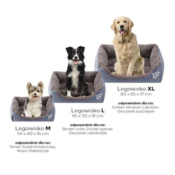 Hundeseng, L-grå seng