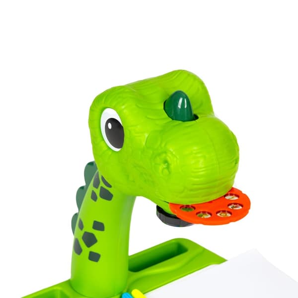 Dinosaur tegnebræt projektor, 12 tuscher, 24 mønstre