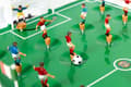 Miniatyrbillede 3 af 6: Mini bordfodboldspil på fjedre for 22 spillere