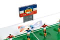 Miniatyrbillede 5 af 6: Mini bordfodboldspil på fjedre for 22 spillere