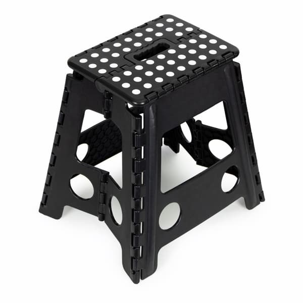 Fällbar pall, 1-stegs plastpall, 39 cm