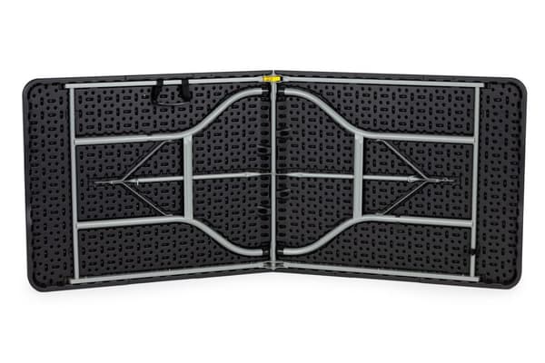 Sammenleggbart hagebankett serveringsbord 180cm - svart