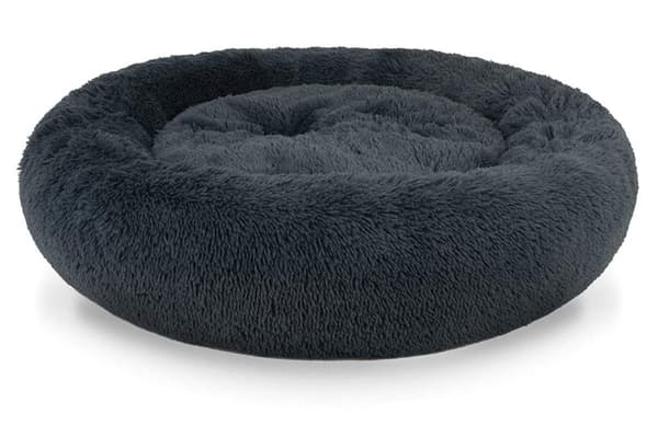 Universal plysseng til hunde og katte, 60 cm - mørkegrå
