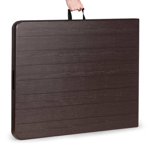 Sammenleggbart hagebankett serveringsbord 180cm