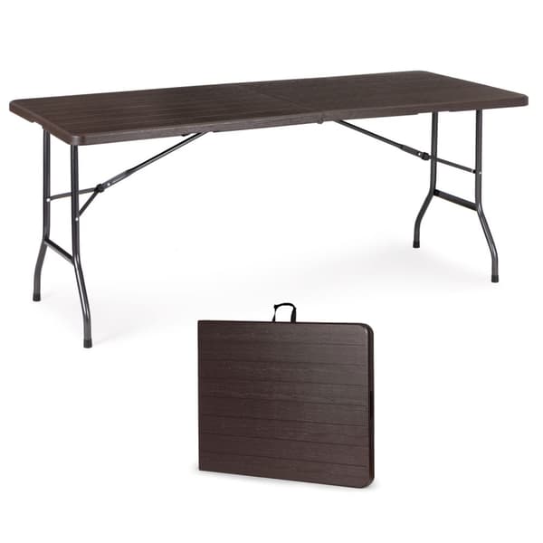 Sammenleggbart hagebankett serveringsbord 180cm