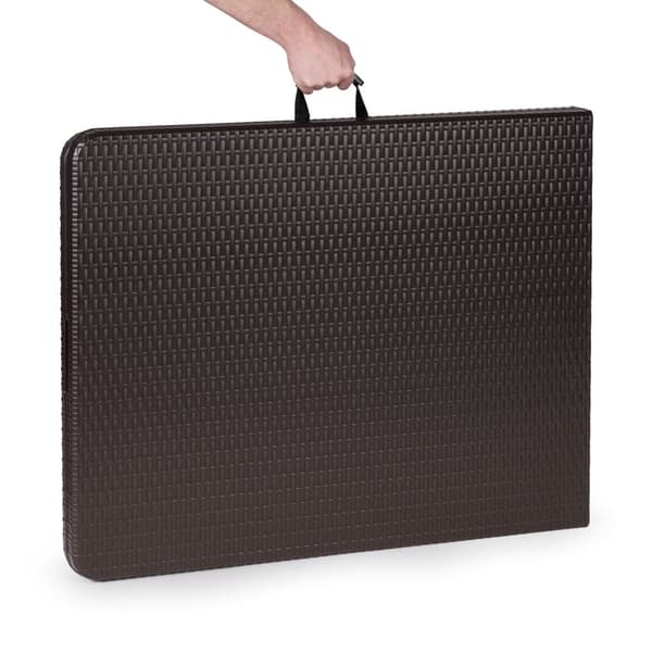 Havebanket catering bord folde 180cm rattan