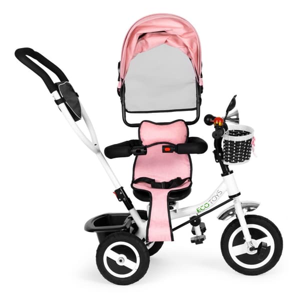 Tricycle roterende kalesje slitesterke gummihjul