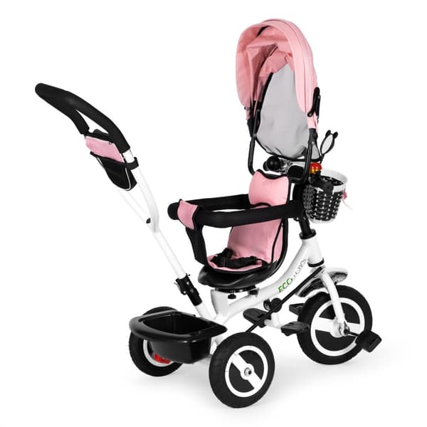 Tricycle roterende kalesje slitesterke gummihjul