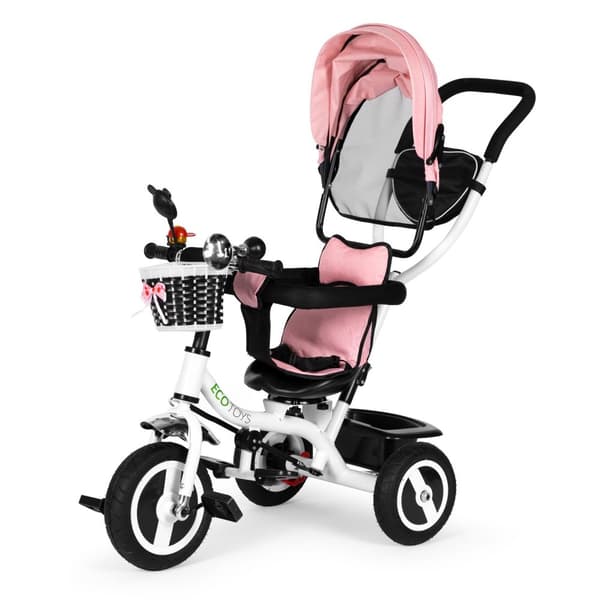 Tricycle roterende kalesje slitesterke gummihjul
