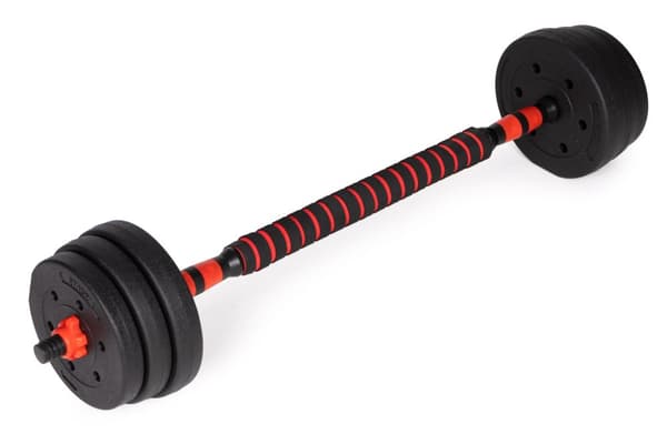 Justerbare manualer 2x 20kg vektstangsett 40kg stang