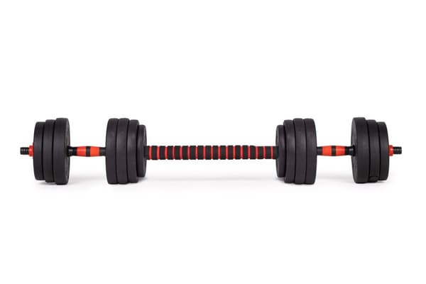 Justerbare manualer 2x 20kg vektstangsett 40kg stang