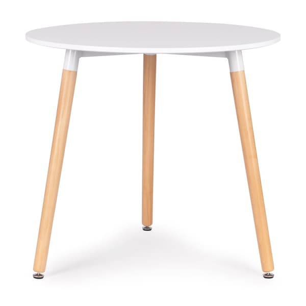Moderne træbord til køkkenalrum, 80 cm
