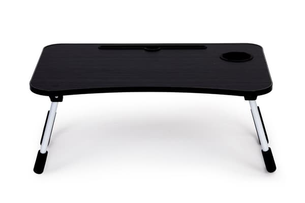 Laptop stativ til sengebord 60x40cm - Sort