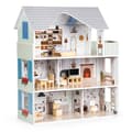 Miniatyrbild 5 av 8: Dockskåp med möbler Residence Emma ECOTOYS