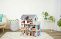 Miniatyrbild 2 av 8: Dockskåp med möbler Residence Emma ECOTOYS