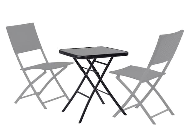 Bord, glasbord, havefoldbar kaffeterrasse