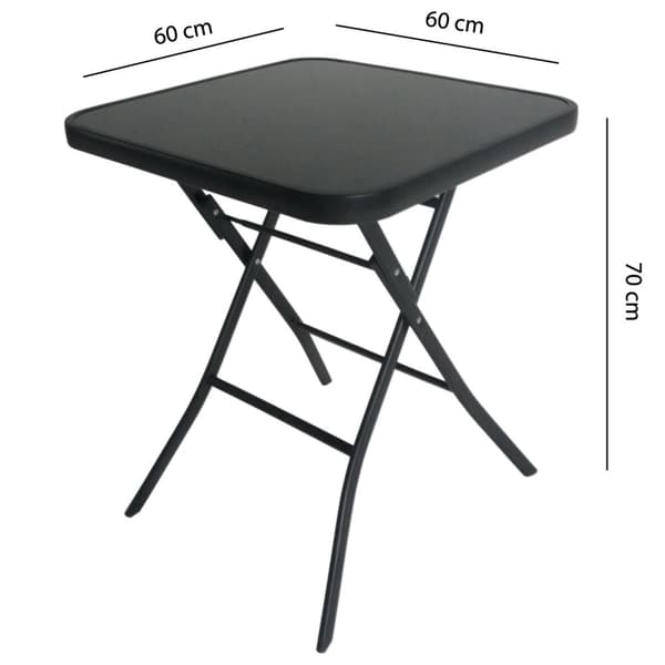 Bord, glasbord, havefoldbar kaffeterrasse
