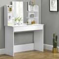 Miniatyrbild 2 av 6: Modernt sminkbord stora spegelhyllor ModernHome
