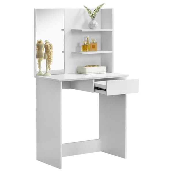 Moderne toalettbord store speilhyller ModernHome