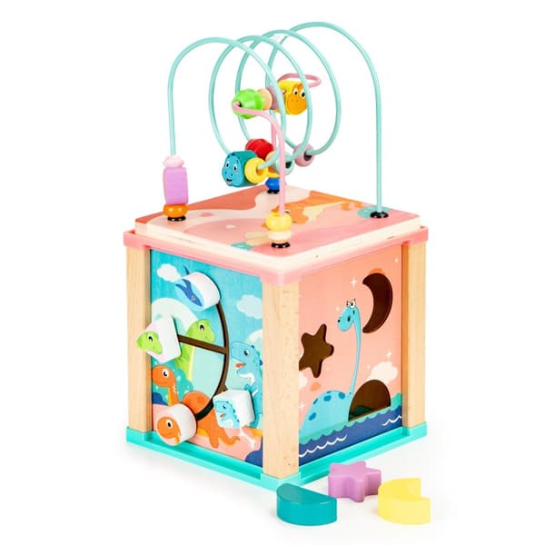 Trä pedagogisk kub, ECOTOYS mula sorterare