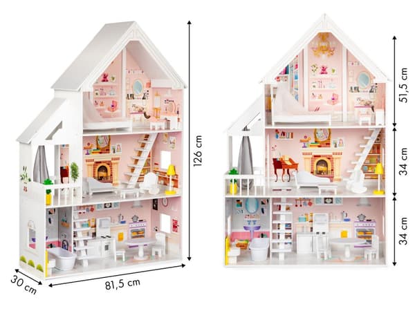 Dockhem i trä XXL Powder Residence ECOTOYS