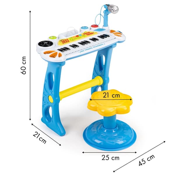 Keyboard orgel piano med mikrofon mp3