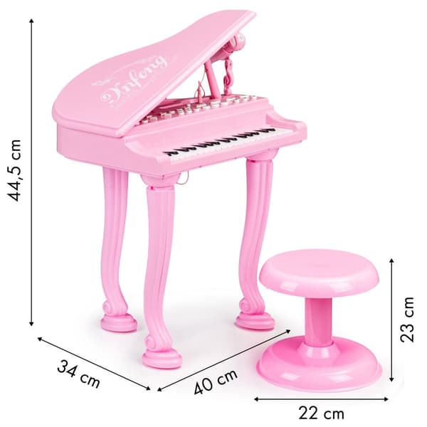 Klaverorgel keyboard klaver med mikrofon mp3