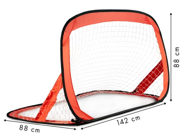 Fodboldmål, to fodboldmål til børn, 142 cm
