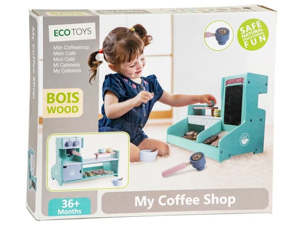 Træ kaffebar konditori bageri ECOTOYS