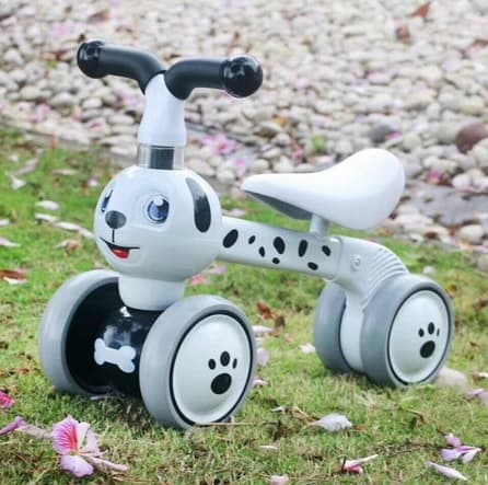 Balancecykel Doggy ride på minicykel med 4 hjul