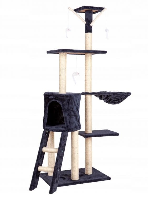 Kattetre skrapestolpe 138cm XL Grå