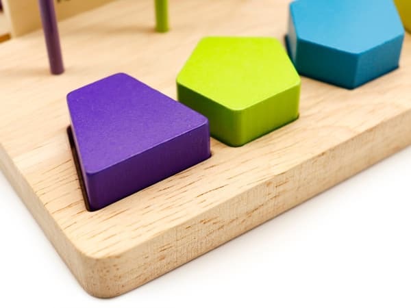 Pedagogisk kulram + tränummer Ecotoys