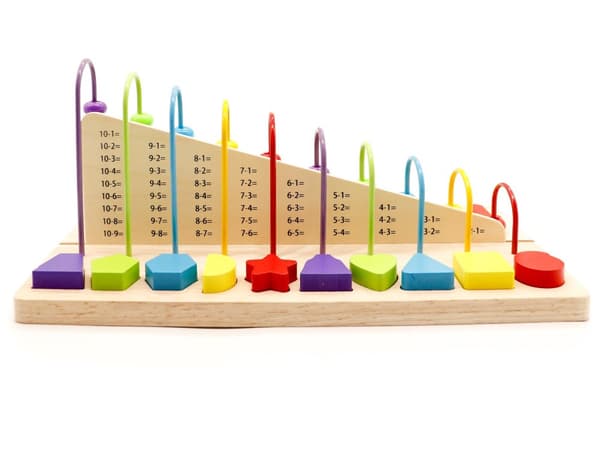 Pedagogisk kulram + tränummer Ecotoys