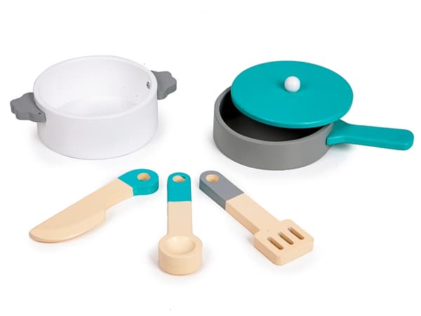 Kæmpe hvidt træ børnekøkken fra ECOTOYS