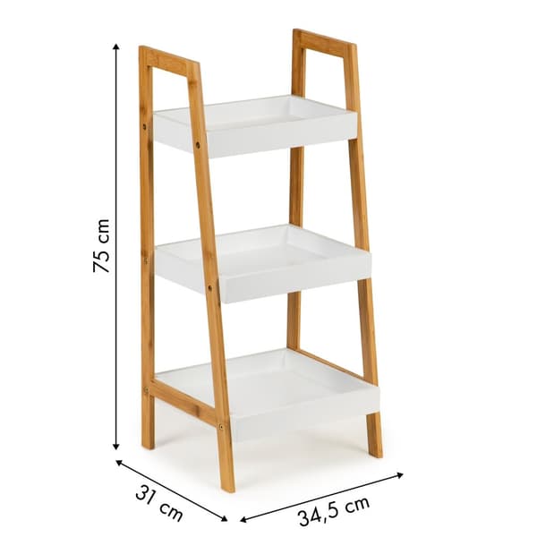 Bogreol hylde sengebord bambus