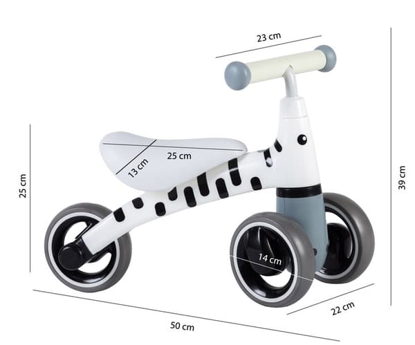 Tasapainopyörä "Zebra" ECOTOYS